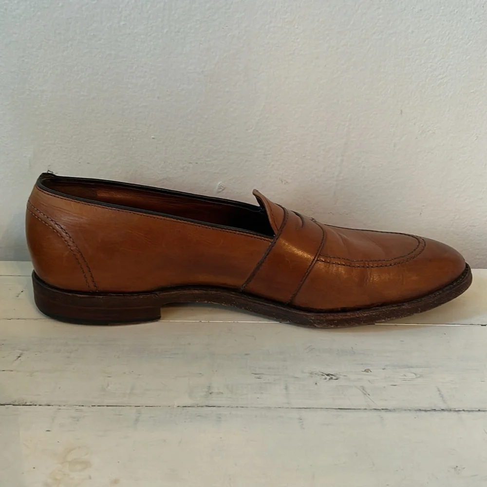Allen Edmonds: “Westchester” Brown Slip On Penny Loafers Men’s 10.5